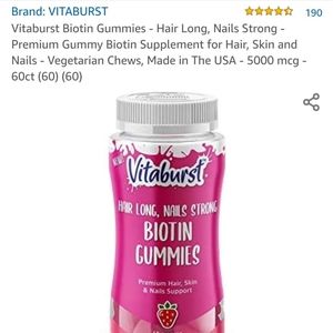 Biotin gummies